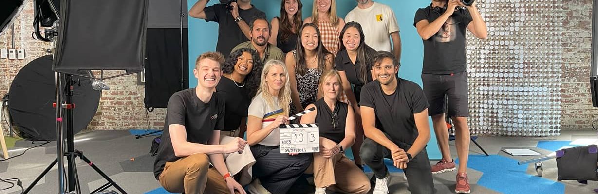 Behind the scenes of a Sunday Treat production.