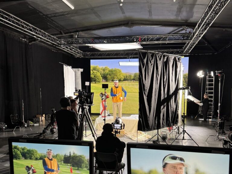 Behind the scenes on a Sunday Treat studio shoot for a brand campaign