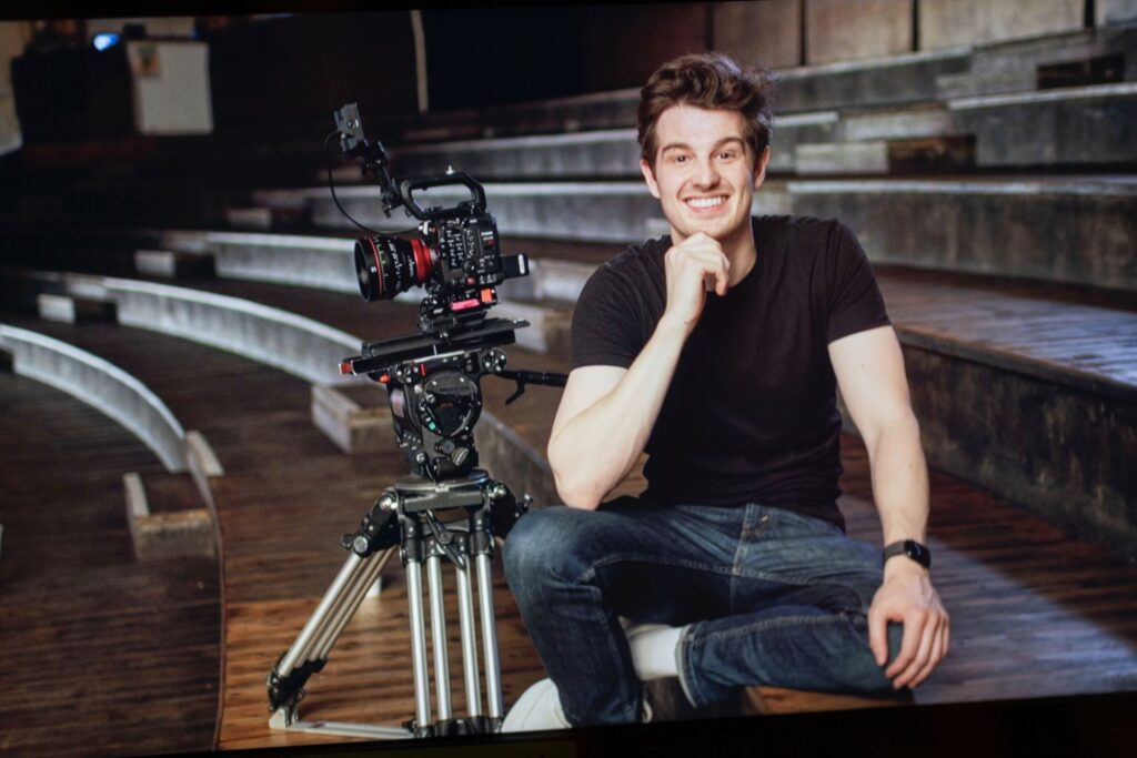 Behind the scenes with a Canon C400 camera setup on a Sunday Treat shoot