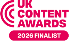 UK Content Awards 2026 finalist badge