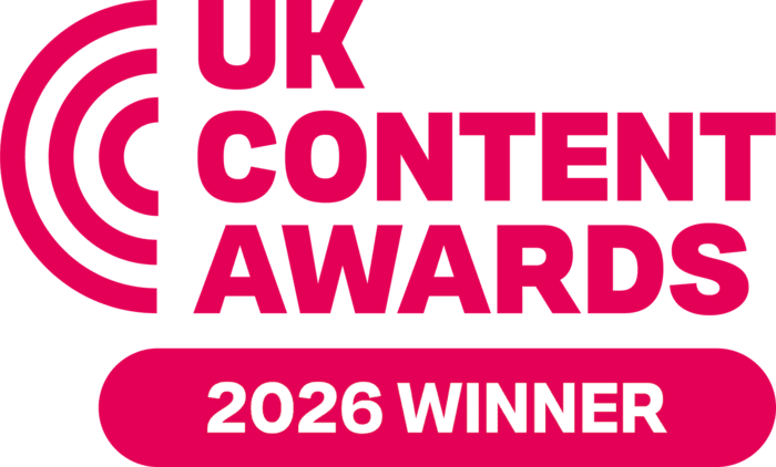 The UK Content Awards 2026 Winner logo
